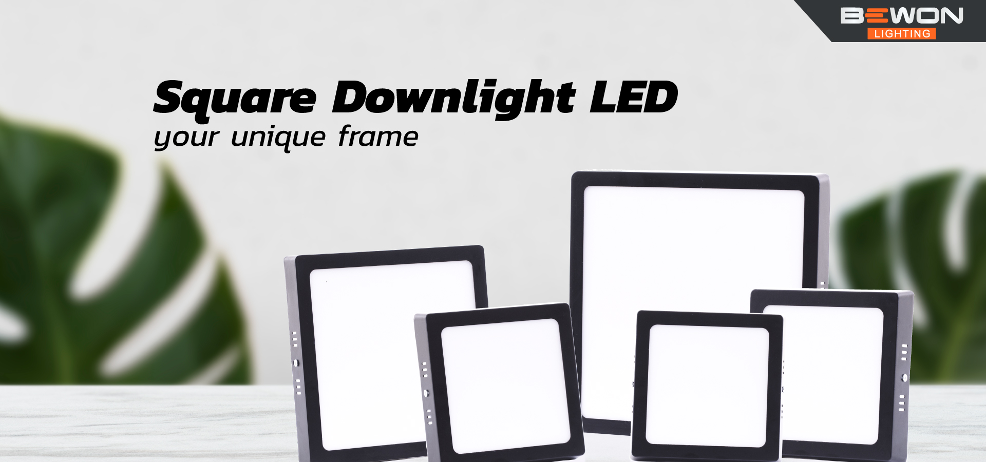 Square Downlight LED(Black)