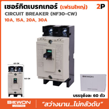 เบรกเกอร์ 2 สาย NF30 (10A,15A,20A,30A)