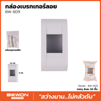 กล่องเบรกเกอร์ลอย (BW-809)