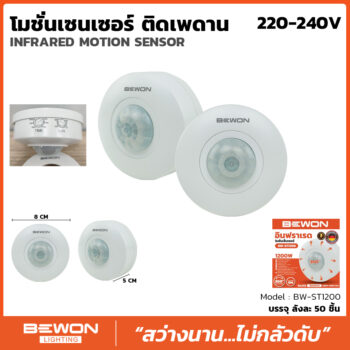 โมชั่นเซนเซอร์ติดเพดาน
