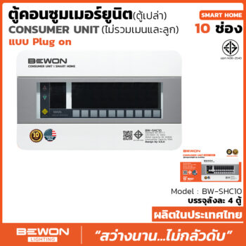 ตูัคอนซูมเมอร์ยูนิต Consumer Unit & RCBO