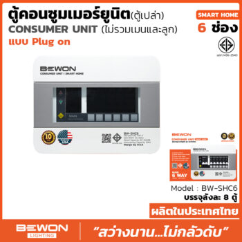ตูัคอนซูมเมอร์ยูนิต Consumer Unit & RCBO