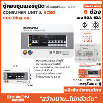ตูัคอนซูมเมอร์ยูนิต Consumer Unit & RCBO