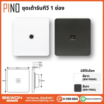 ชุดสวิทซ์ ปลั๊ก PINO BEWON