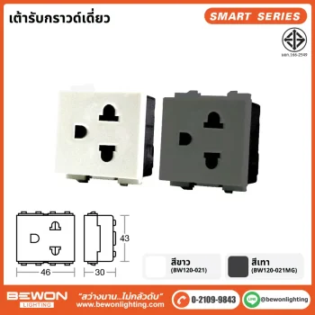 เต้ารับกราวด์เดี่ยว