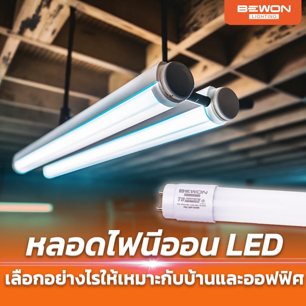 หลอดไฟนีออน-LED