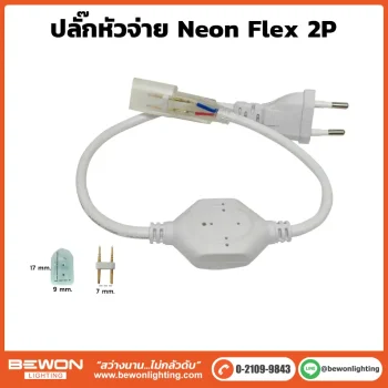 ปลั๊กหัวจ่าย Neon Flex 2P