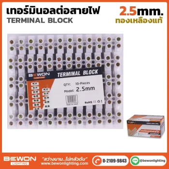 เทอร์มินอลต่อสายไฟ 2.5 มิล