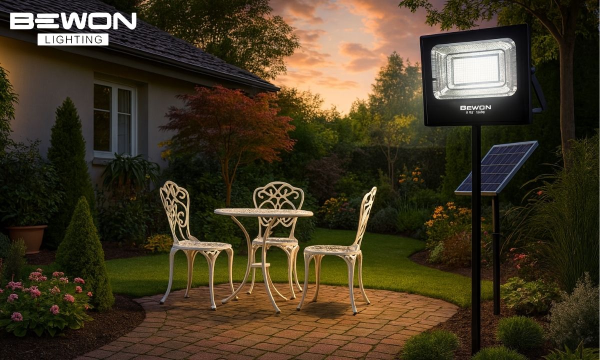 แต่งสวนให้ดูแพงแบบไม่ต้องจ่ายแพง ด้วยสปอร์ตไลท์โซลาร์เซลล์ จาก BeWon Lighting